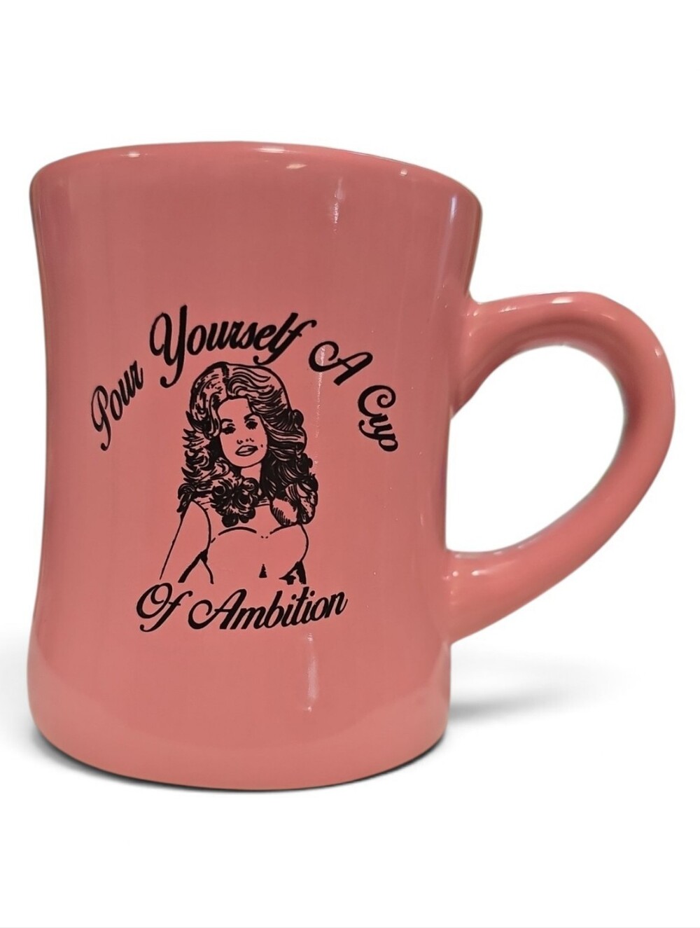 Dolly Pink 'Pour Yourself a Cup of Ambition' Ceramic Mug